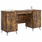 Schreibtisch Geräucherte Eiche 142,5 x 50 x 75 cm Holzwerkstoff