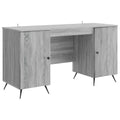 Schreibtisch Graues Sonoma 142,5 x 50 x 75 cm Holzwerkstoff