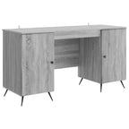 Schreibtisch Graues Sonoma 142,5 x 50 x 75 cm Holzwerkstoff