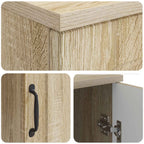Schreibtisch Sonoma-Eiche 142,5 x 50 x 75 cm Holzwerkstoff