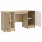 Schreibtisch Sonoma-Eiche 142,5 x 50 x 75 cm Holzwerkstoff