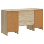Schreibtisch Sonoma-Eiche 142,5 x 50 x 75 cm Holzwerkstoff
