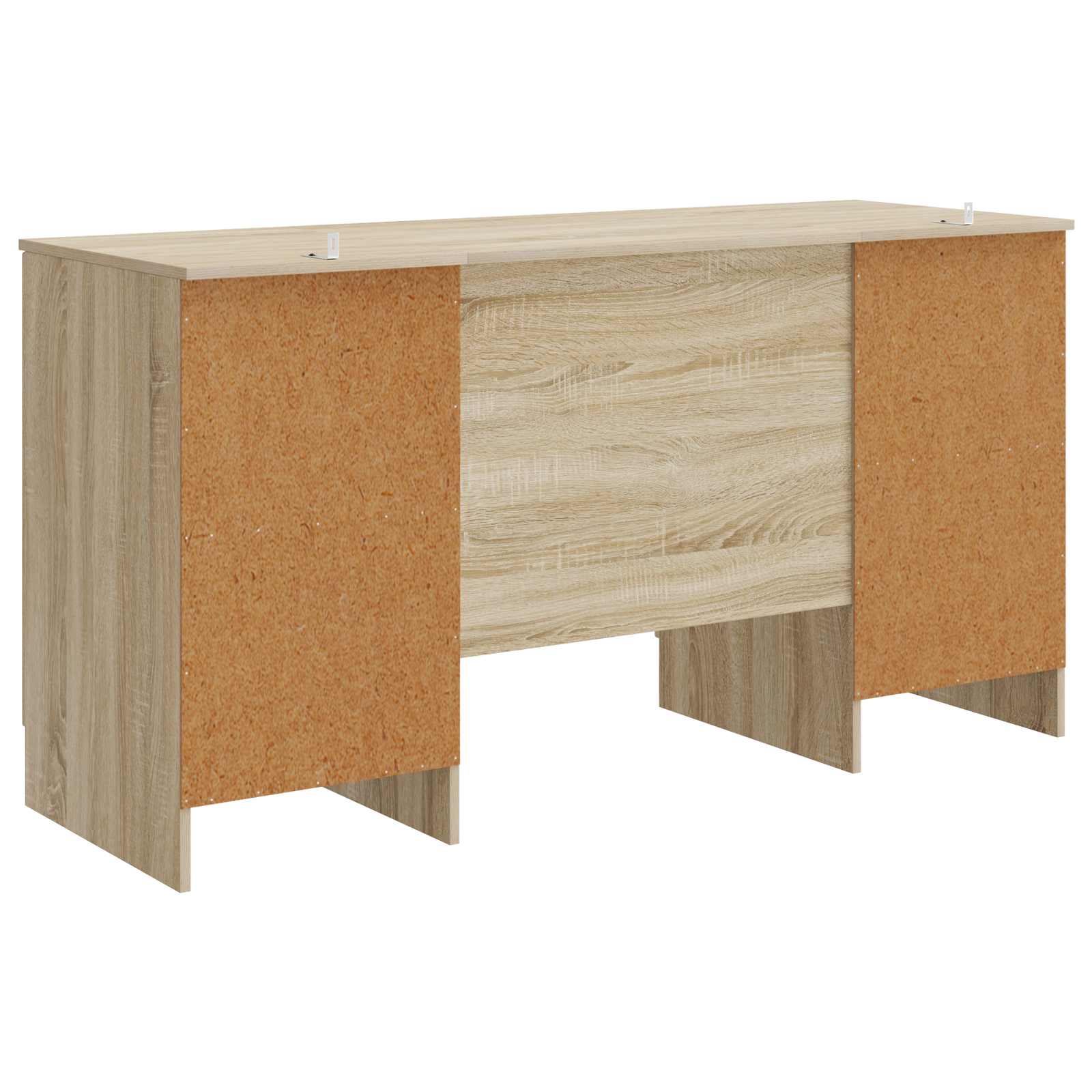 Schreibtisch Sonoma-Eiche 142,5 x 50 x 75 cm Holzwerkstoff