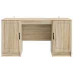 Schreibtisch Sonoma-Eiche 142,5 x 50 x 75 cm Holzwerkstoff