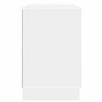 Schreibtisch Hochglanz Weiß 142,5 x 50 x 75 cm Holzwerkstoff