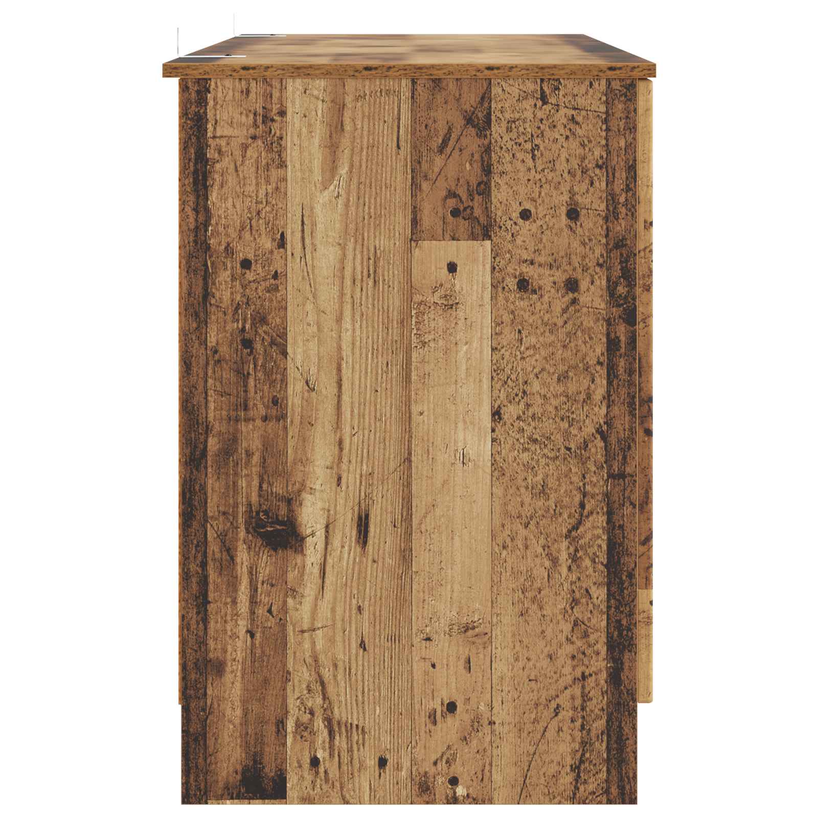 Schreibtisch mit Regal Altholz 142,5 x 50 x 75 cm Holzwerkstoff