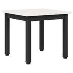 Couchtisch Weiß 40 x 40 x 36 cm Massives Kiefernholz