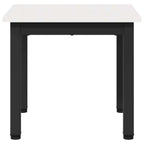 Couchtisch Weiß 40 x 40 x 36 cm Massives Kiefernholz