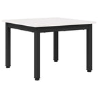 Couchtisch Weiß 50 x 50 x 36 cm Massives Kiefernholz