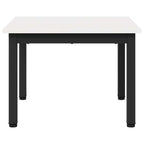 Couchtisch Weiß 50 x 50 x 36 cm Massives Kiefernholz