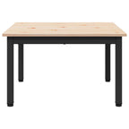 Couchtisch Natur 60 x 60 x 36 cm Massives Kiefernholz