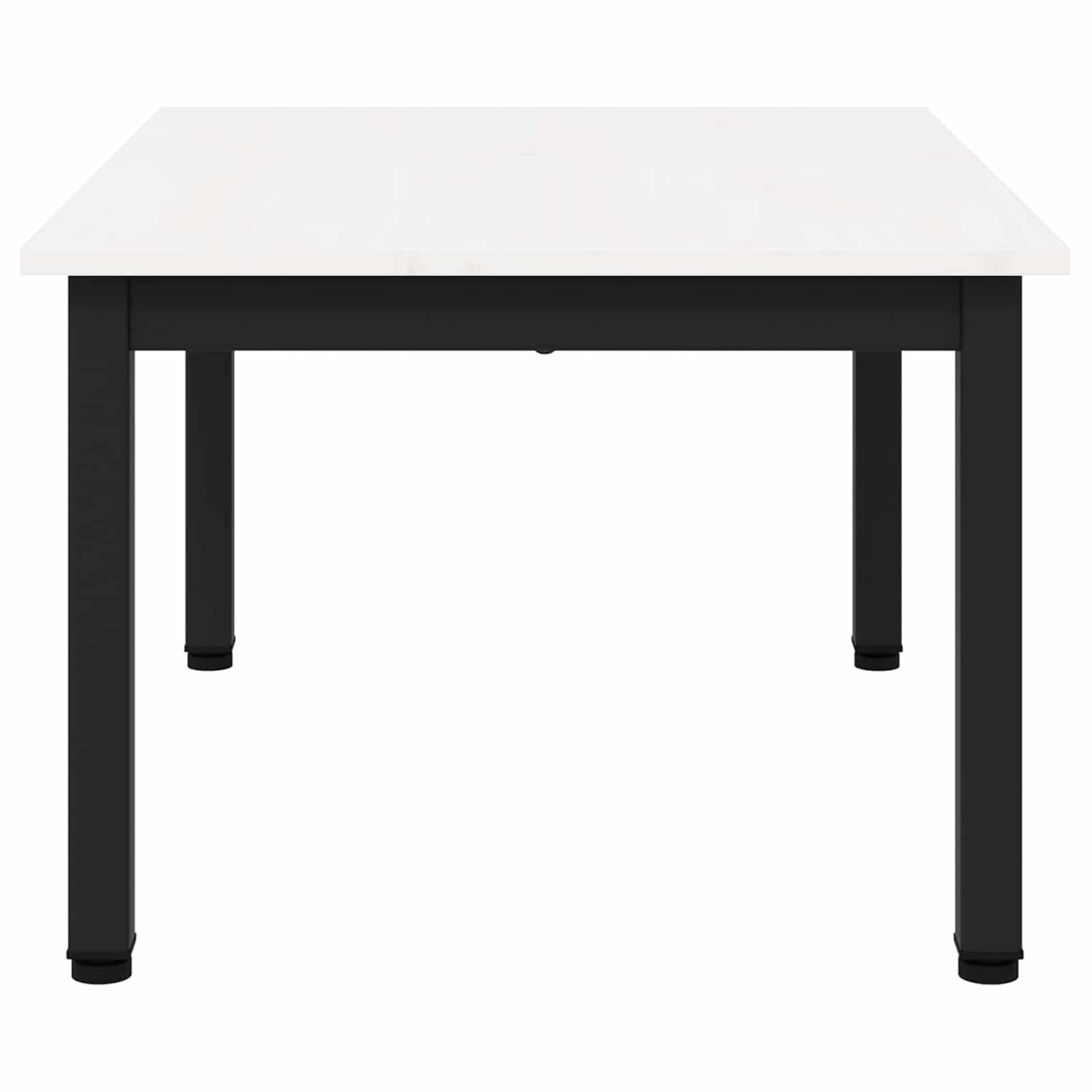 Couchtisch Weiß 70 x 50 x 36 cm Massives Kiefernholz