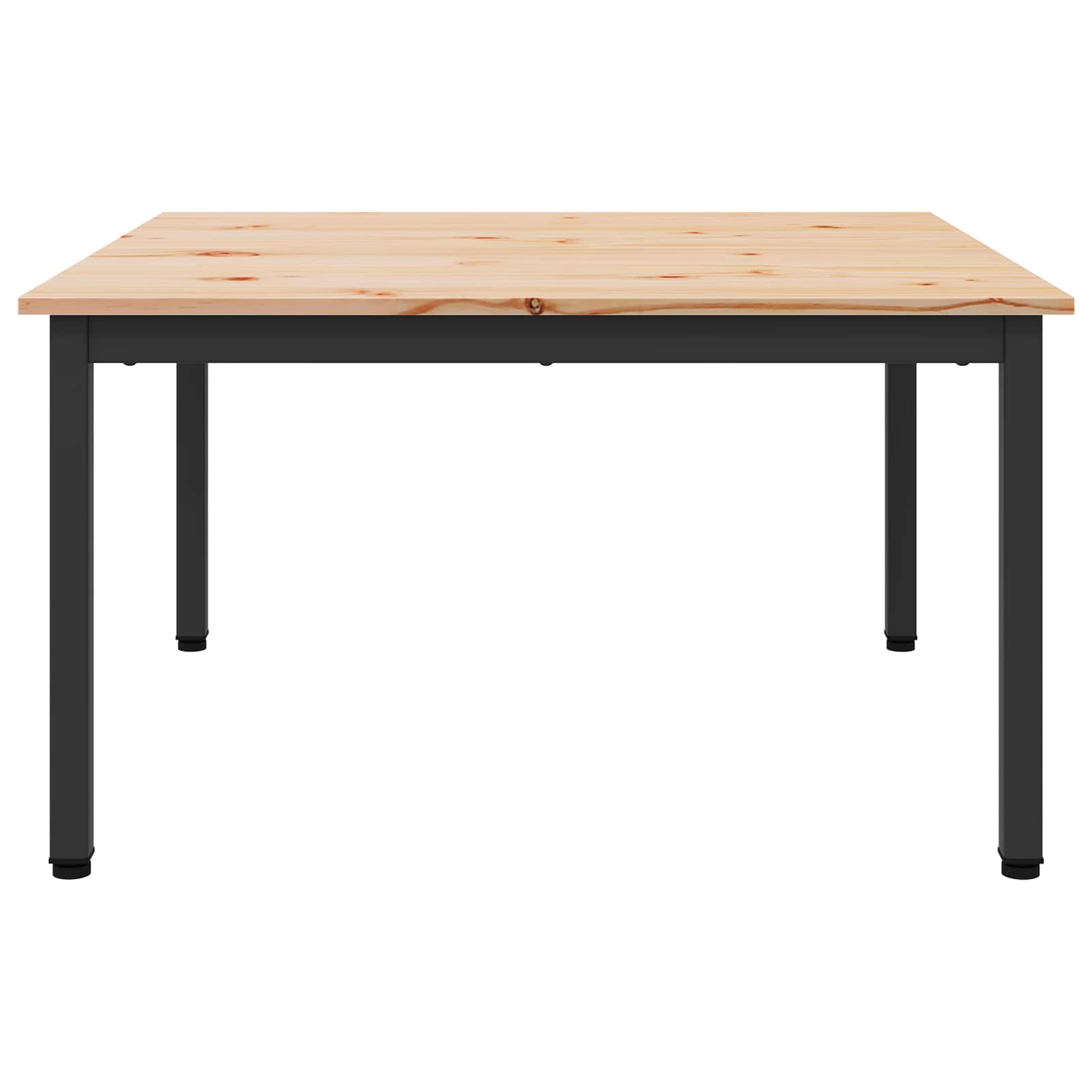 Couchtisch Natur 80 x 80 x 45 cm Massives Kiefernholz
