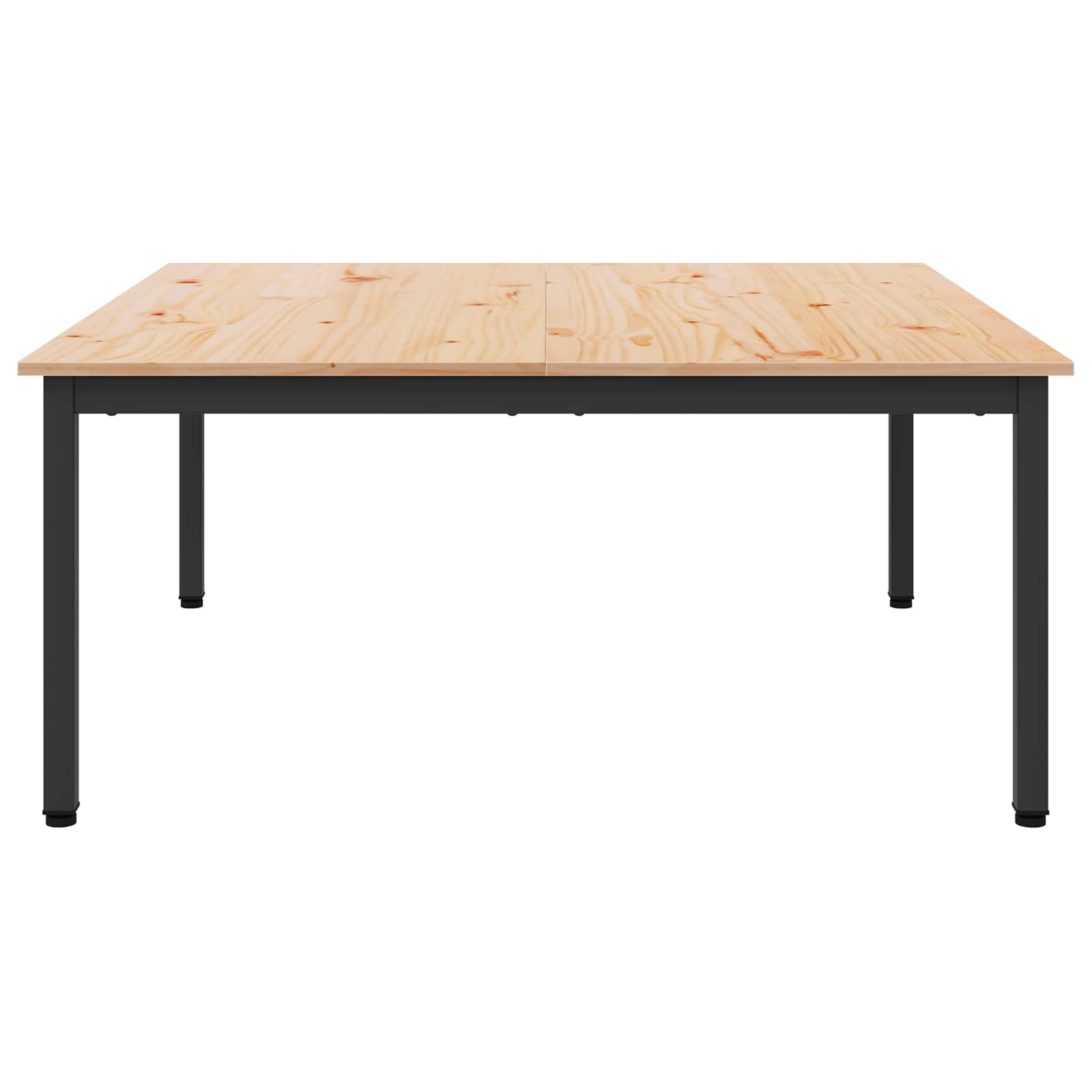 Couchtisch Natur 100 x 100 x 45 cm Massives Kiefernholz