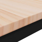 Esstisch Natur 110 x 110 x 75 cm Massives Kiefernholz