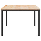 Esstisch Natur 110 x 110 x 75 cm Massives Kiefernholz