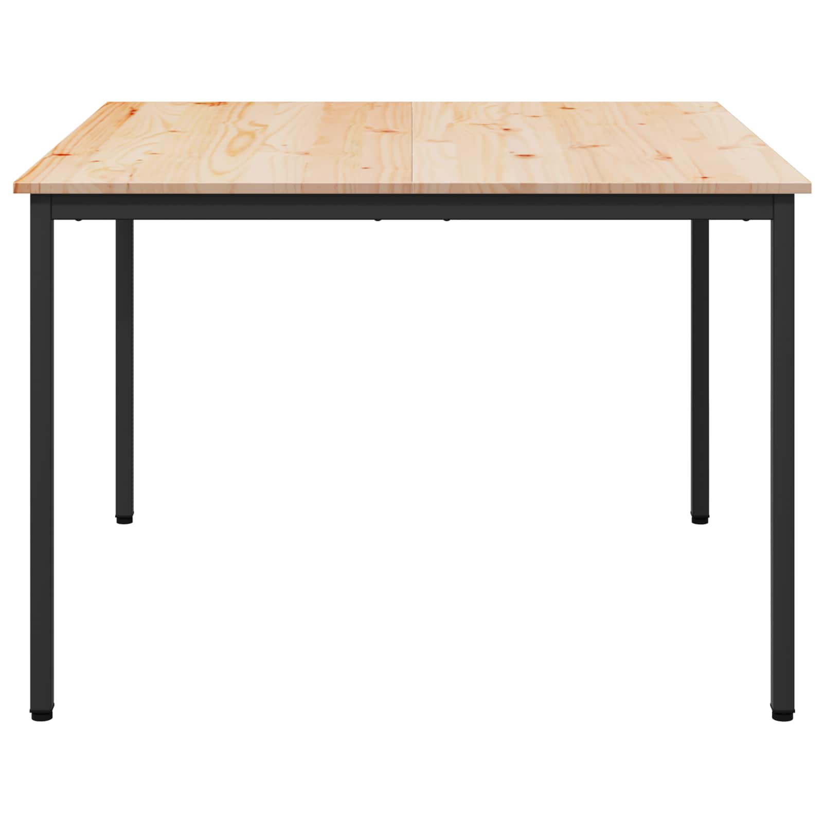 Esstisch Natur 110 x 110 x 75 cm Massives Kiefernholz