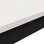 Esstisch Weiß 140 x 80 x 75 cm Massives Kiefernholz