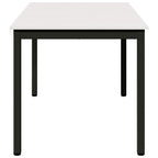 Esstisch Weiß 140 x 80 x 75 cm Massives Kiefernholz