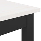 Bartisch Weiß 80 x 80 x 105 cm Massives Kiefernholz