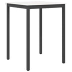 Bartisch Weiß 80 x 80 x 105 cm Massives Kiefernholz