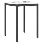 Bartisch Weiß 80 x 80 x 105 cm Massives Kiefernholz