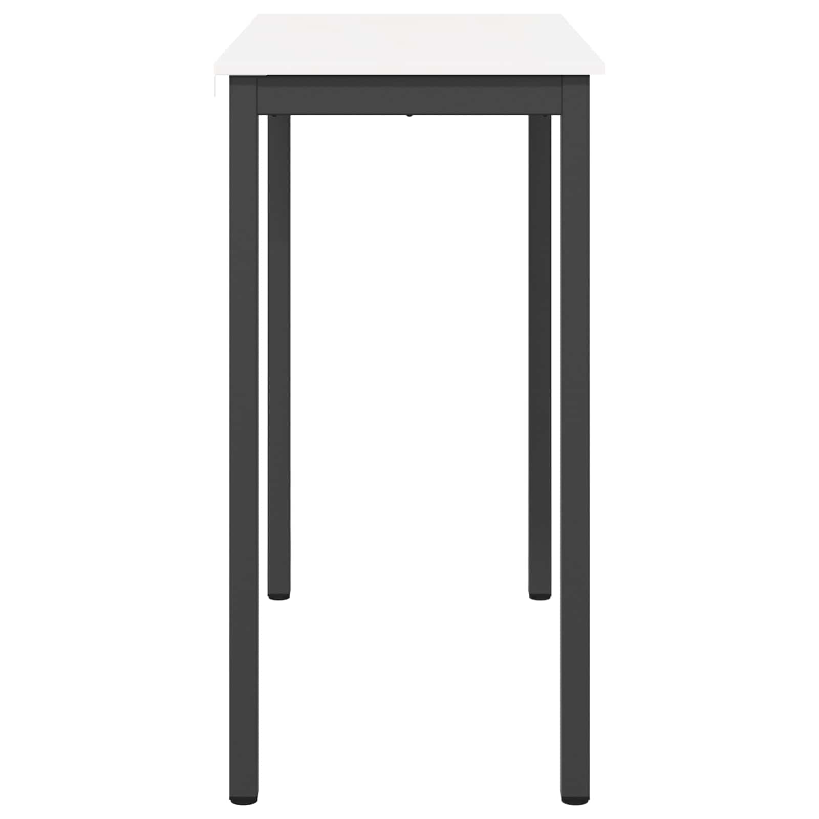Bartisch Weiß 110 x 55 x 105 cm Massives Kiefernholz
