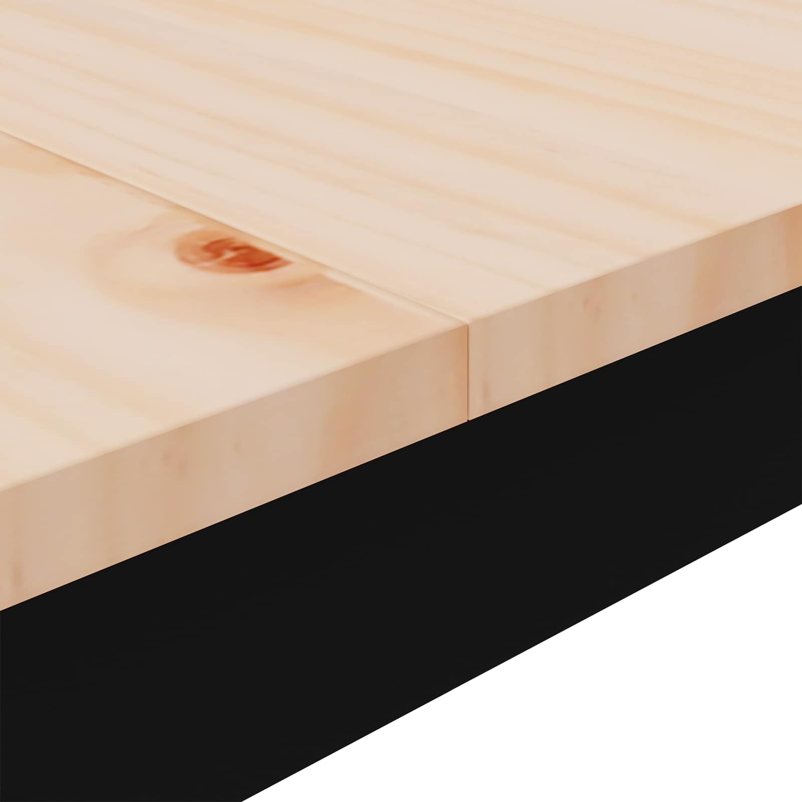 Bartisch Natur 110 x 110 x 105 cm Massives Kiefernholz