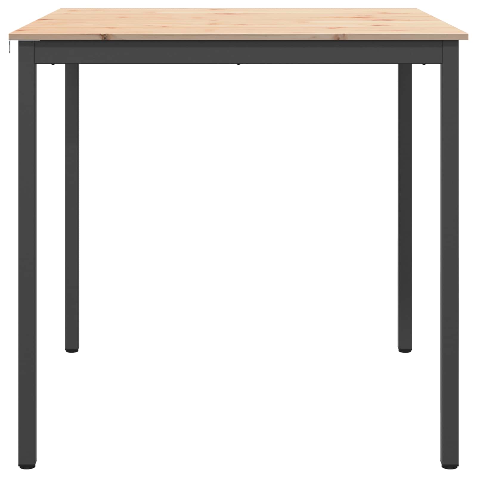 Bartisch Natur 110 x 110 x 105 cm Massives Kiefernholz