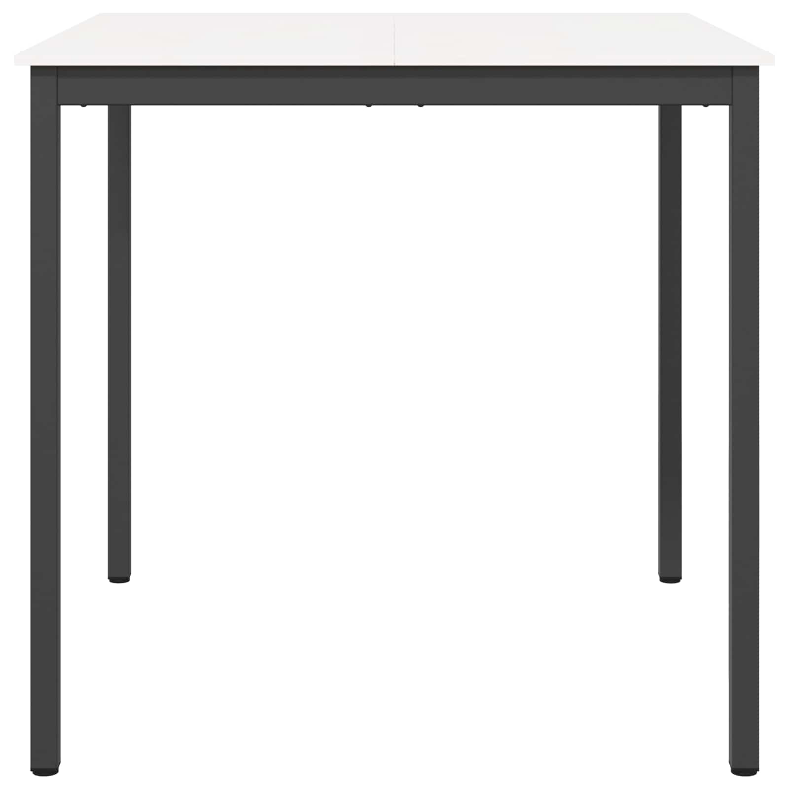 Bartisch Weiß 110 x 110 x 105 cm Massives Kiefernholz