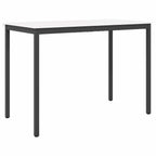 Bartisch Weiß 150 x 80 x 105 cm Massives Kiefernholz