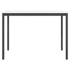 Bartisch Weiß 150 x 80 x 105 cm Massives Kiefernholz