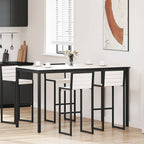 Bartisch Weiß 180 x 90 x 105 cm Massives Kiefernholz