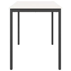 Bartisch Weiß 180 x 90 x 105 cm Massives Kiefernholz