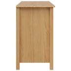 Schreibtisch mit Schubladen HILL Honigbraun 100 x 45 x 74 cm