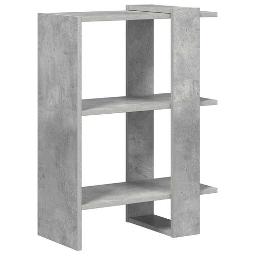 Bücherregal Beton Grau 52 x 25 x 71,5 cm Holzwerkstoff