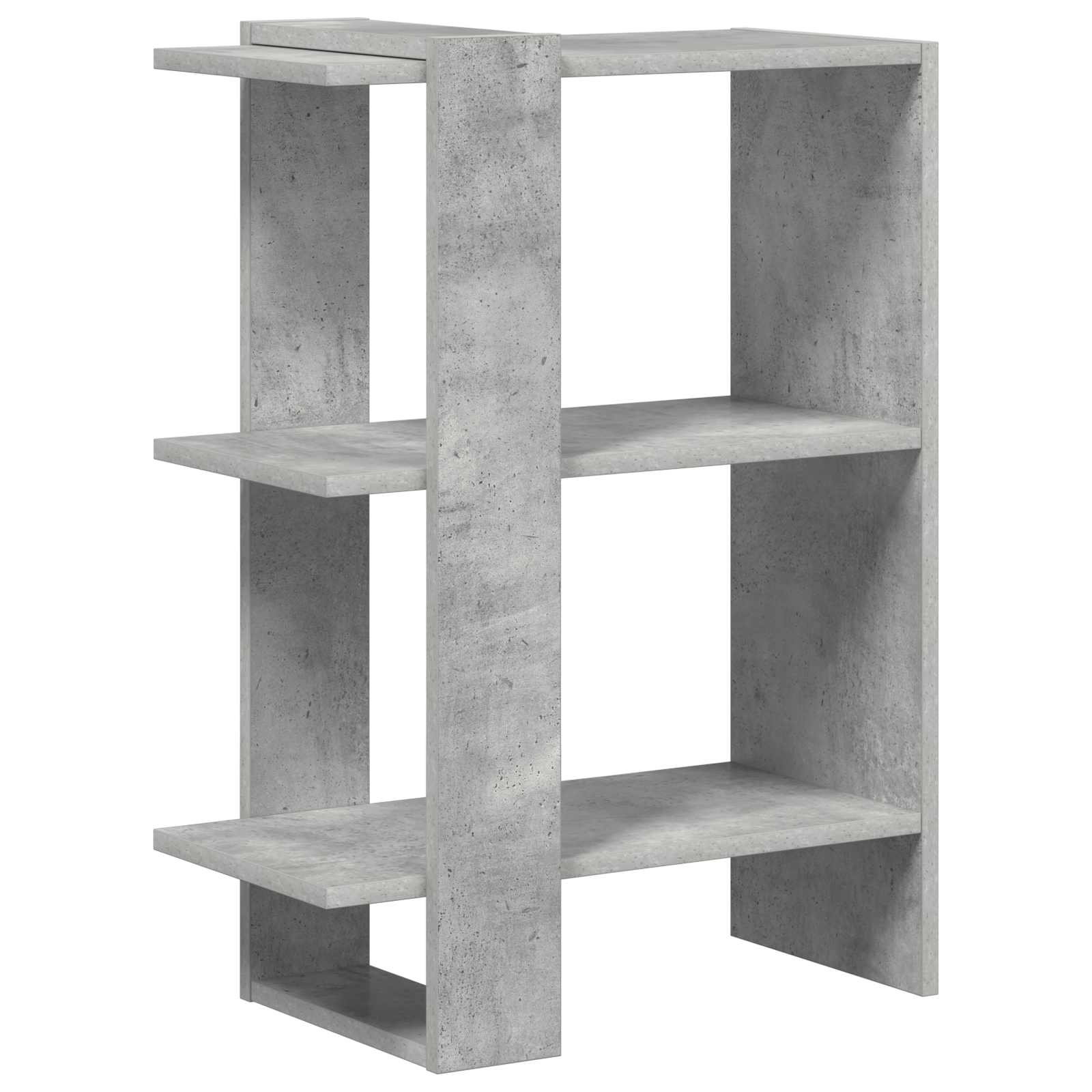 Bücherregal Beton Grau 52 x 25 x 71,5 cm Holzwerkstoff