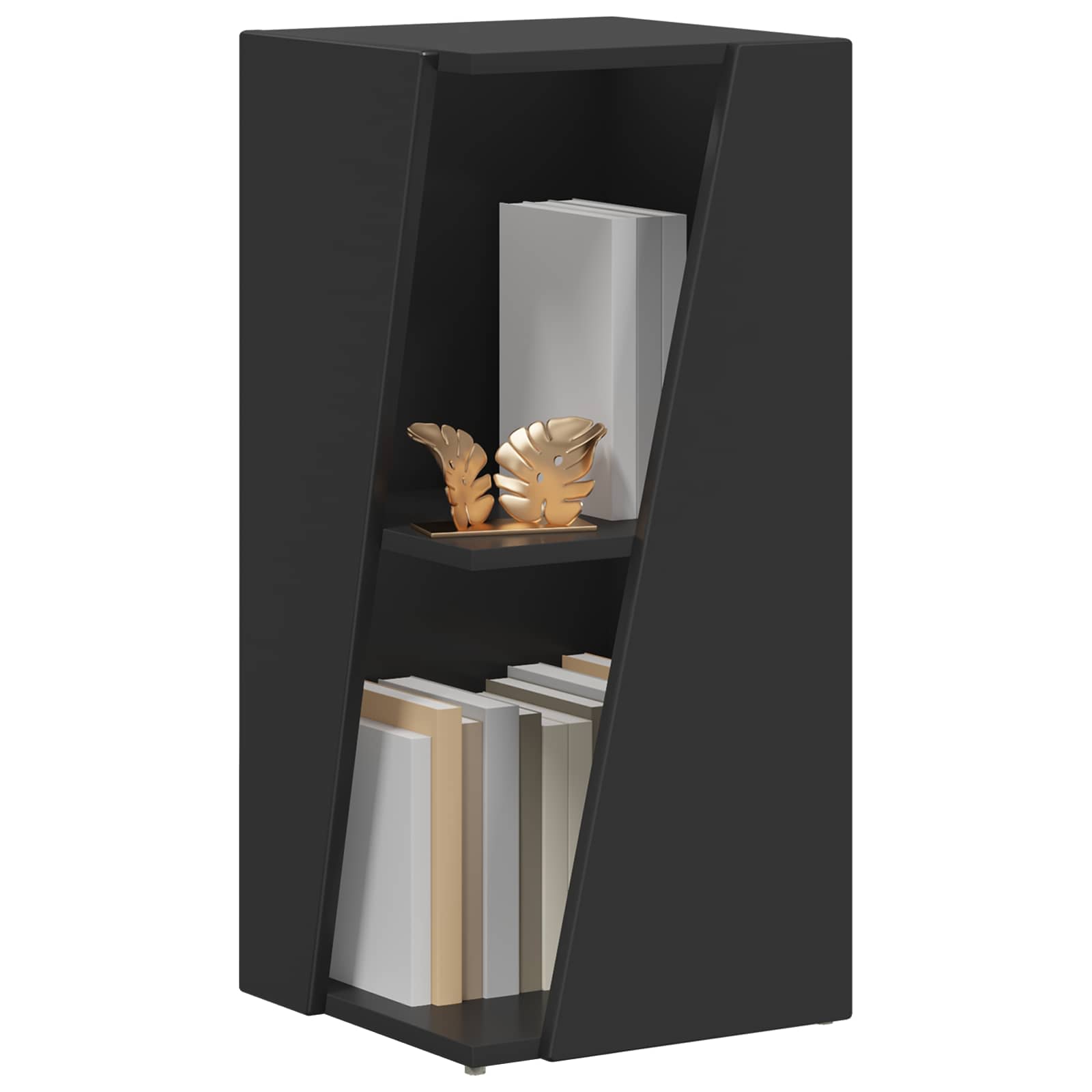 Seitenregal Schwarz 33 x 32 x 70,5 cm Holzwerkstoff