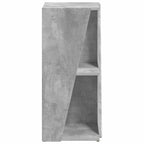 Seitenregal Beton Grau 33 x 32 x 70,5 cm Holzwerkstoff