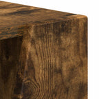 Seitenregal Geräucherte Eiche 33 x 32 x 70,5 cm Holzwerkstoff