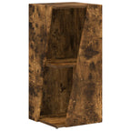 Seitenregal Geräucherte Eiche 33 x 32 x 70,5 cm Holzwerkstoff