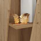 Seitenregal Artisan-Eiche 33 x 32 x 70,5 cm Holzwerkstoff