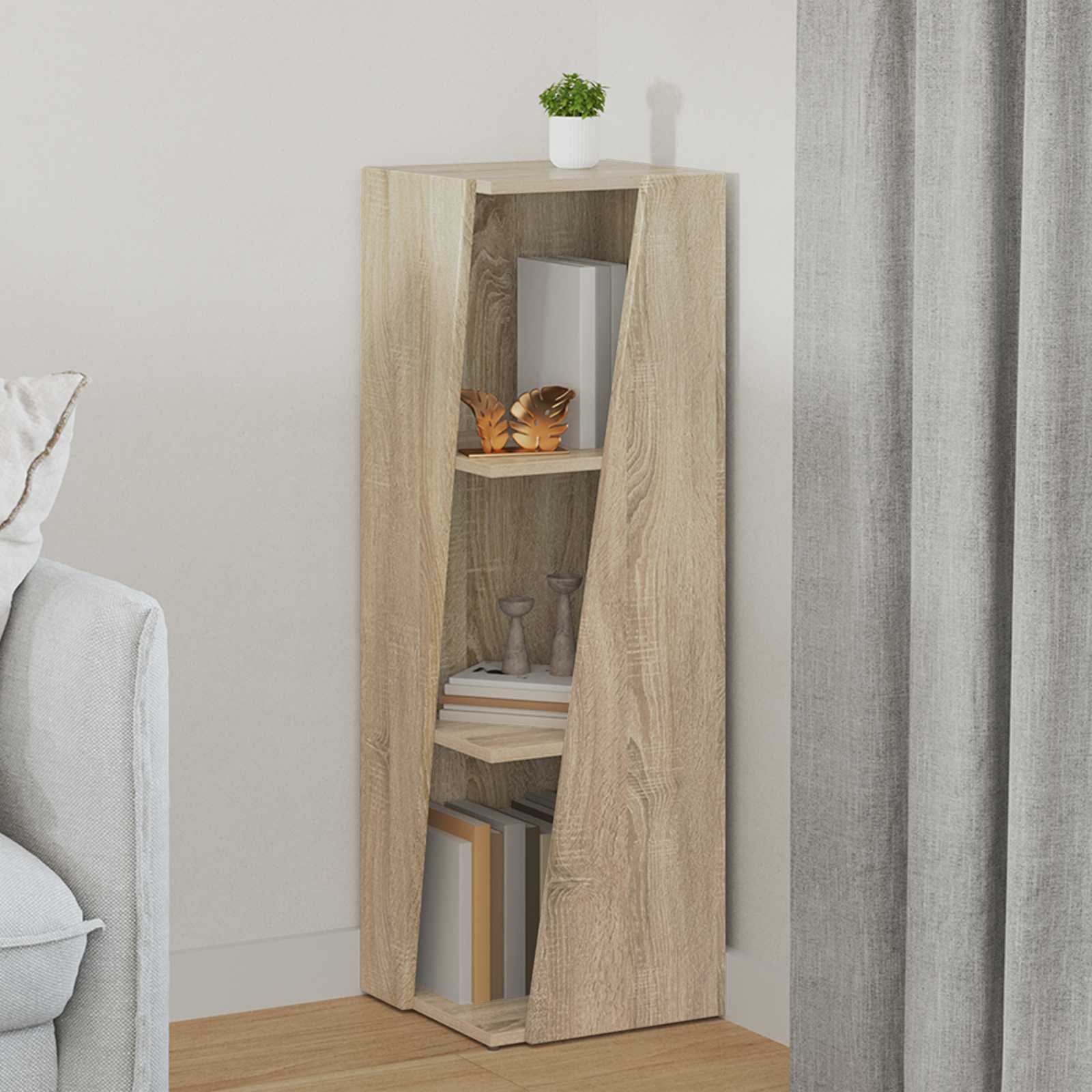 Seitenregal Sonoma-Eiche 33 x 32 x 100,5 cm Holzwerkstoff