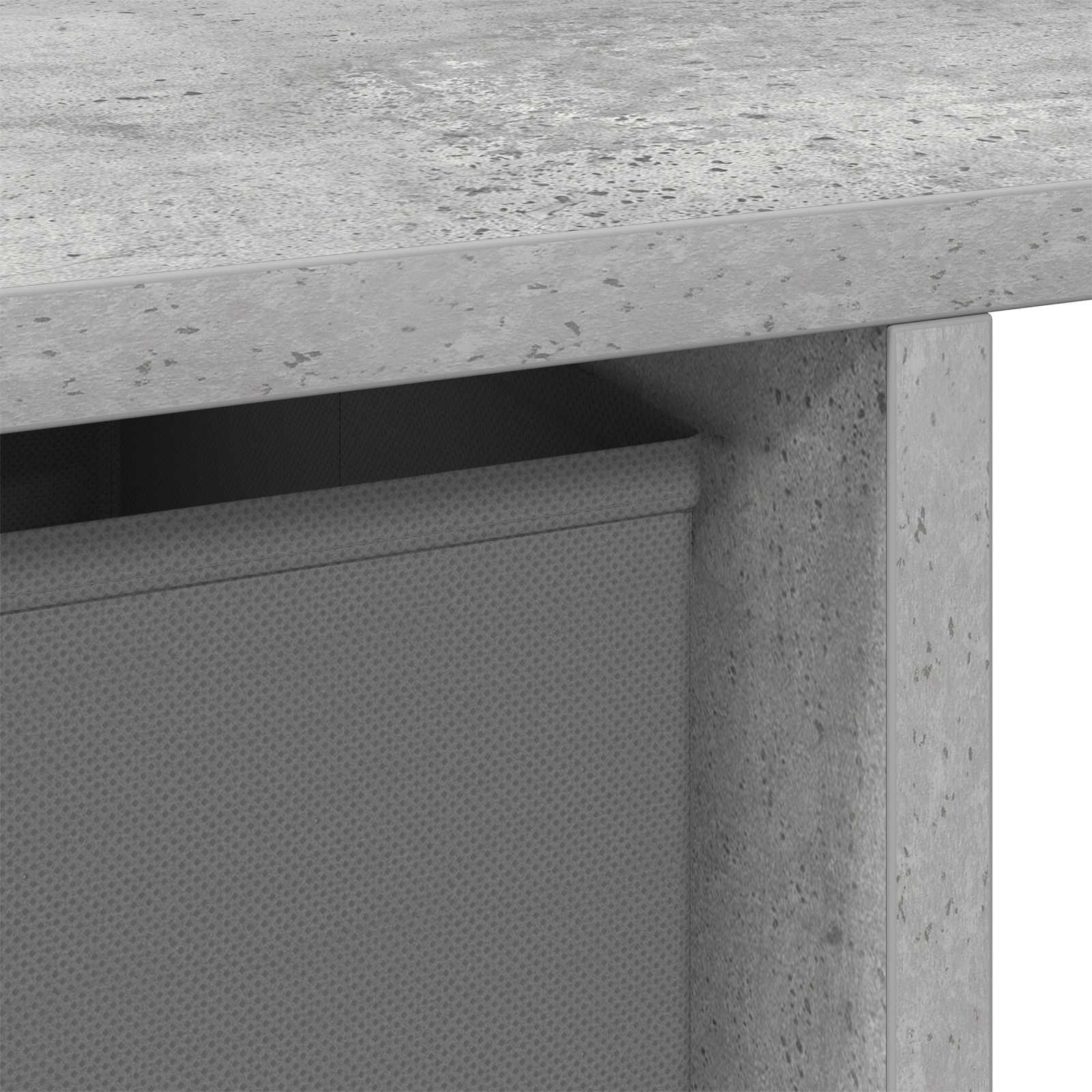 Schreibtisch Beton Grau 100 x 40 x 75 cm Holzwerkstoff