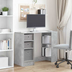 Schreibtisch Beton Grau 100 x 40 x 75 cm Holzwerkstoff