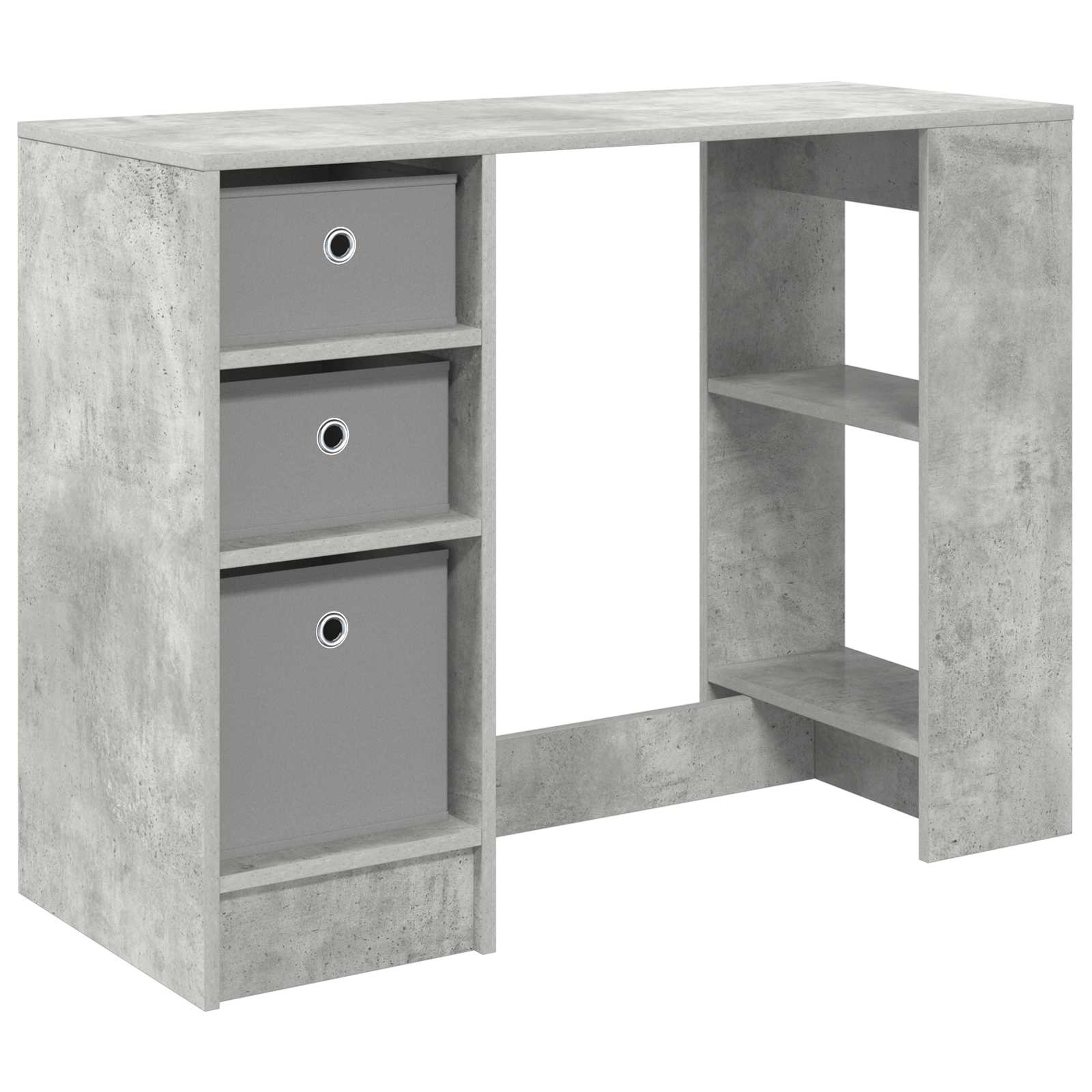 Schreibtisch Beton Grau 100 x 40 x 75 cm Holzwerkstoff