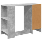 Schreibtisch Beton Grau 100 x 40 x 75 cm Holzwerkstoff
