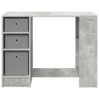 Schreibtisch Beton Grau 100 x 40 x 75 cm Holzwerkstoff