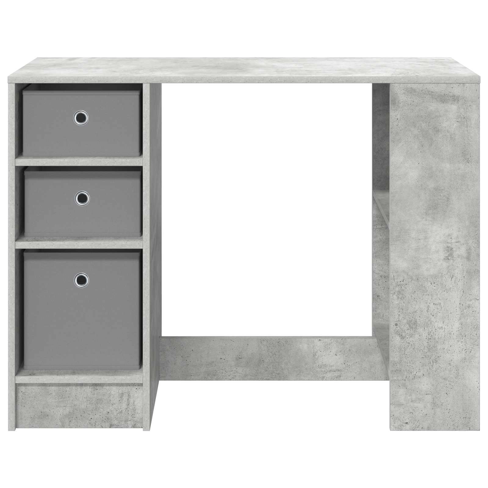 Schreibtisch Beton Grau 100 x 40 x 75 cm Holzwerkstoff