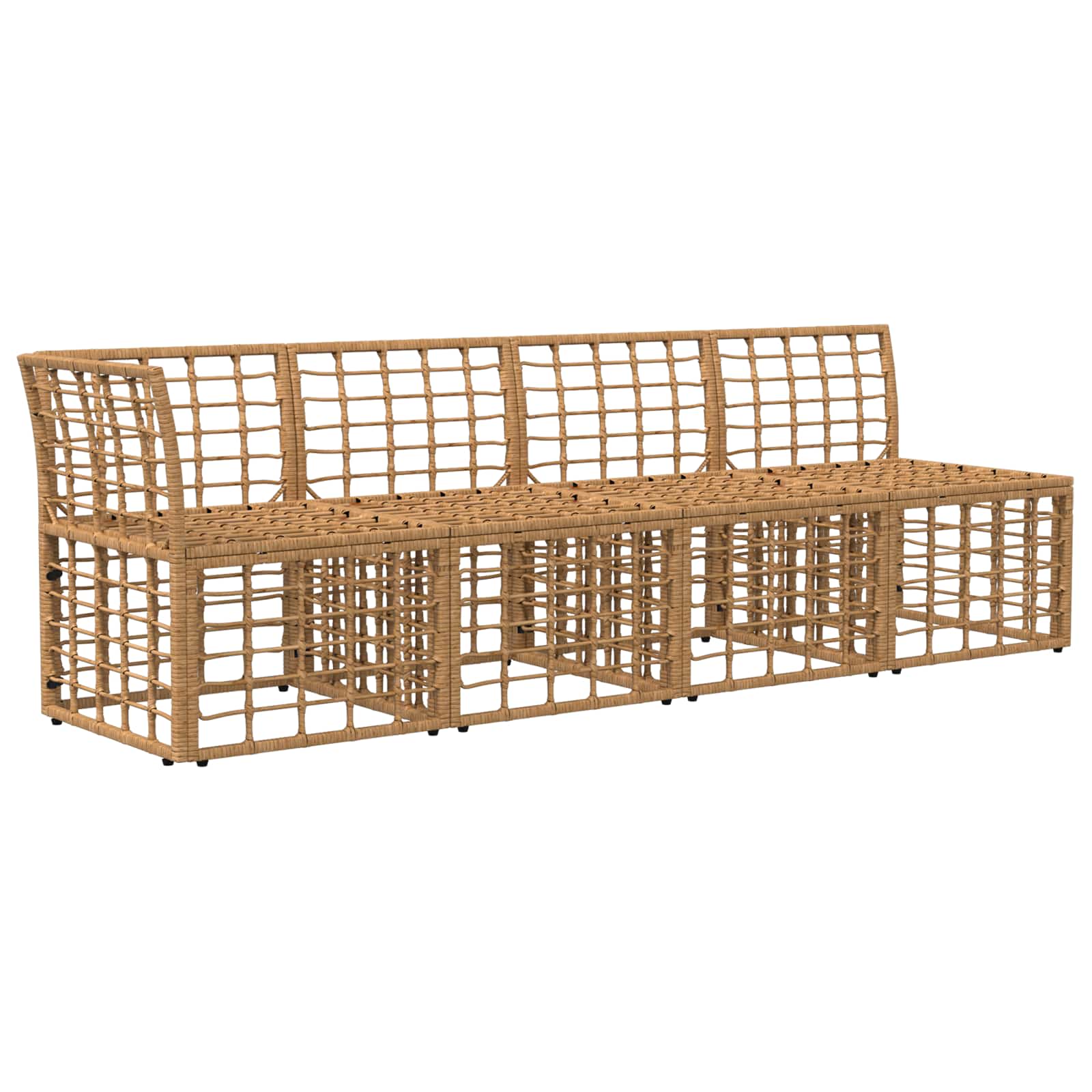4-Sitzer Garten-Sofa mit linker Armlehne 4 pcs 4-Sitzanzahl